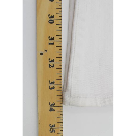 NWT Citizens of Humanity rocket crop high rise white sculpt jeans 23 y2k preppy - Picture 7 of 7